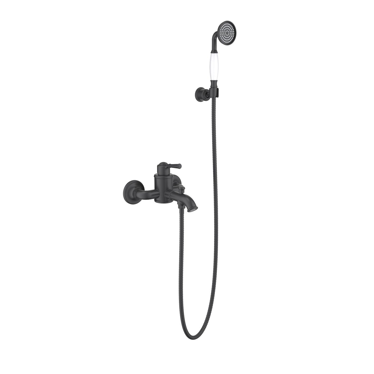 Victoria Brass bath shower mixer set with classic hand shower AT150122