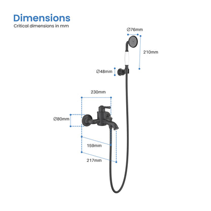 Aquavit Victoria AT152201 bath shower mixer set dimensions and installation drawing