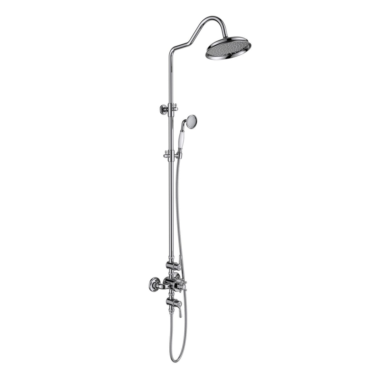 Aquavit Victoria chrome two-outlet thermostatic shower column AT157201
