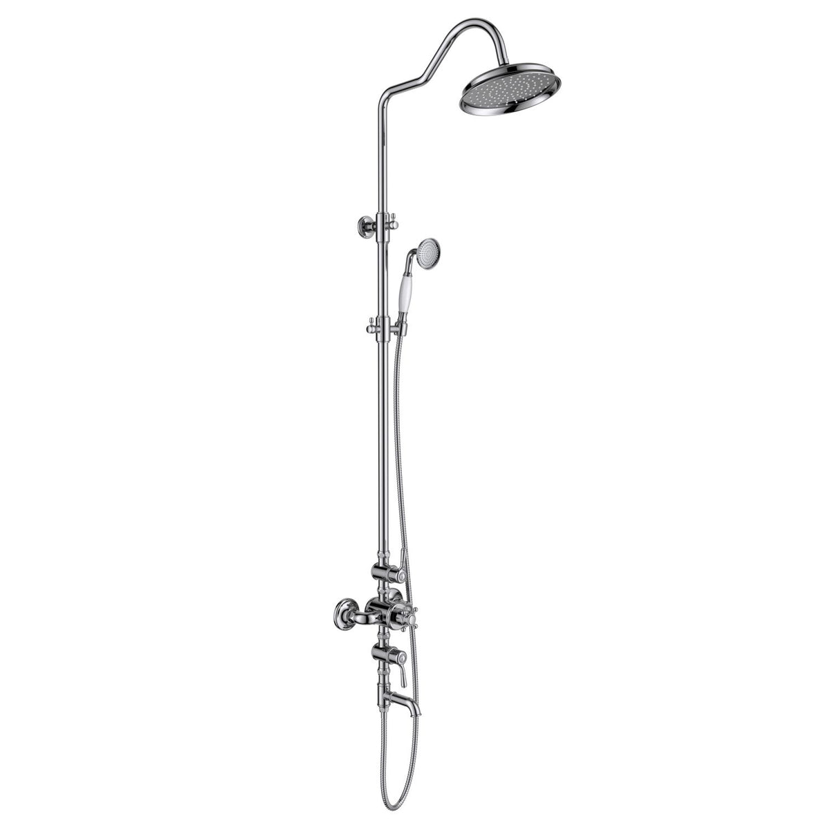 Aquavit Victoria chrome three-outlet thermostatic shower column AT157301