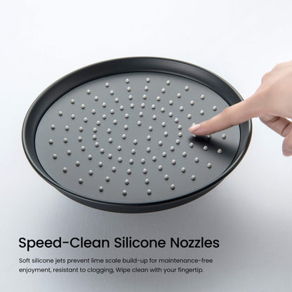 Aquavit Victoria SUS304 head shower with easy-clean silicone nozzles