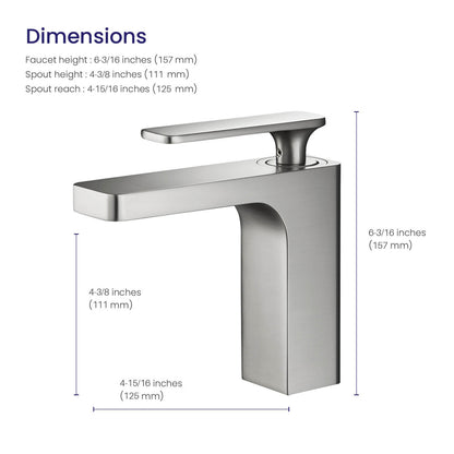 Apple single handle basin faucet c