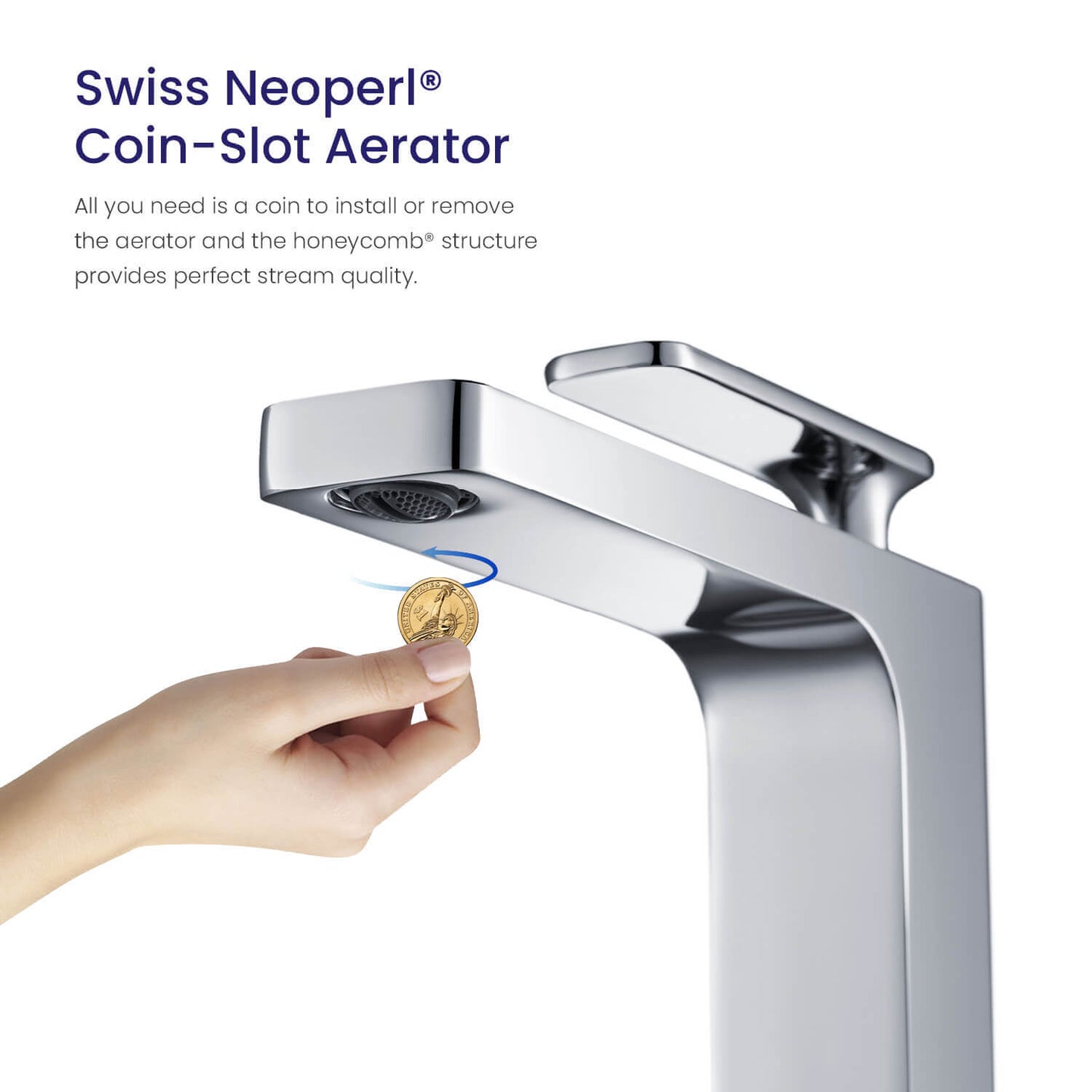 Apple single handle high basin faucet AT210012