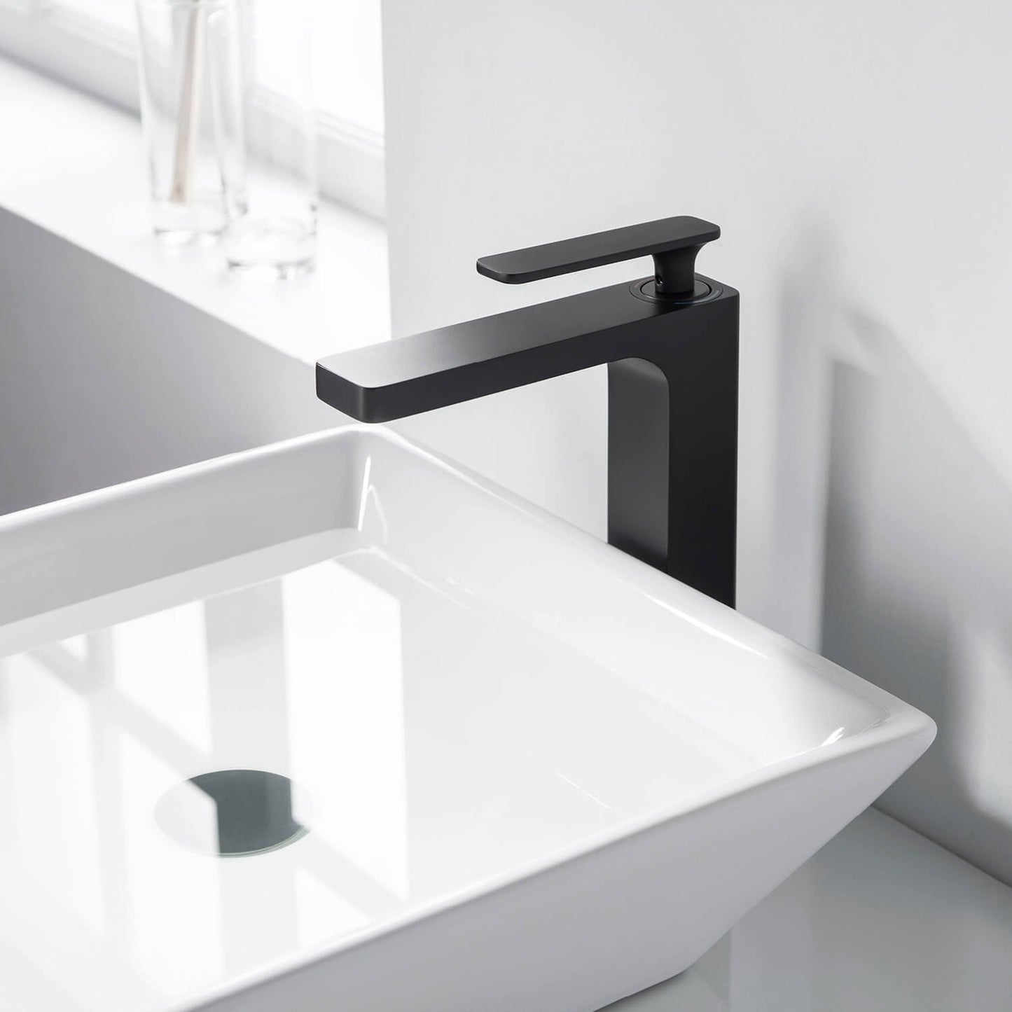 Apple single handle high basin faucet AT210012