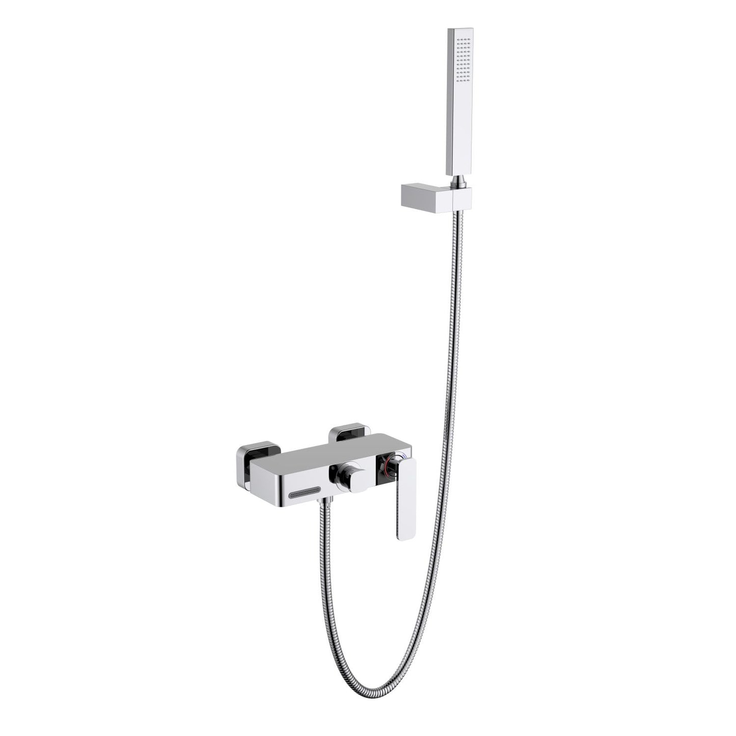 Stylish Solid Brass Bath Shower Mixer Set with 1-way Brass Hand Shower AT210123