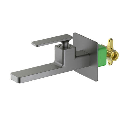 Apple Series Single-Hole Wall-Concealed Basin Mixer with Installation Box AT211561