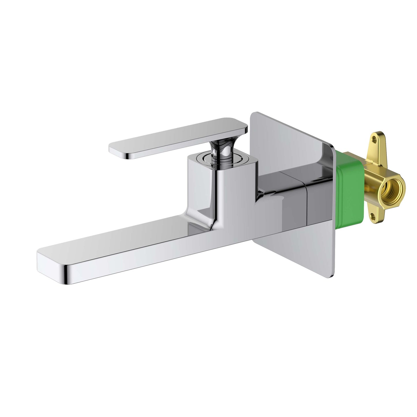 Apple Series Single-Hole Wall-Concealed Basin Mixer with Installation Box AT211561