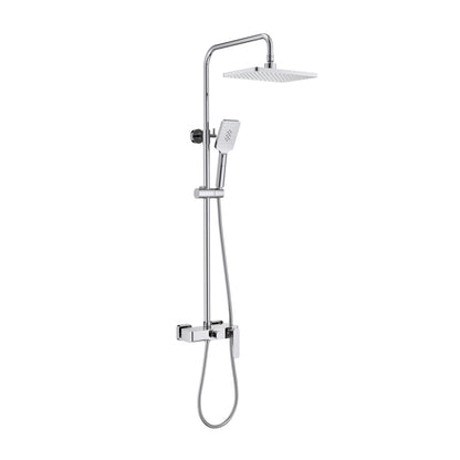 Aquavit Apple chrome three-outlet shower column with waterfall spout AT216101