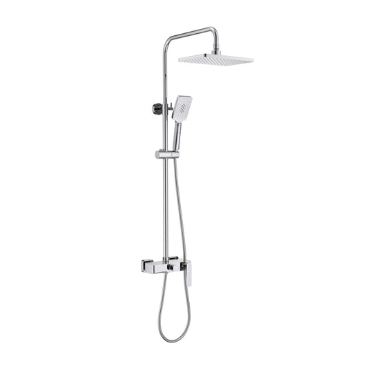 Aquavit Apple chrome three-outlet shower column with waterfall spout AT216101