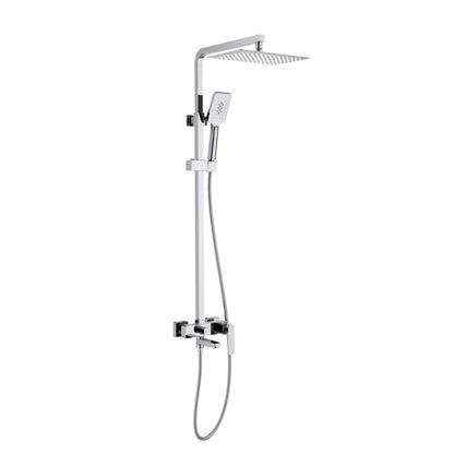 Aquavit Apple chrome three-outlet shower column with ultra-slim SUS304 head shower AT216302