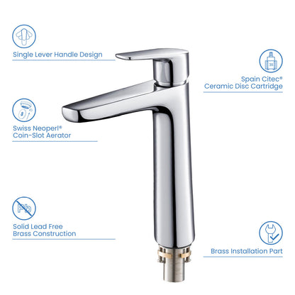 Harmony single handle basin faucet AT220012