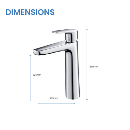 Harmony single handle basin faucet AT220012