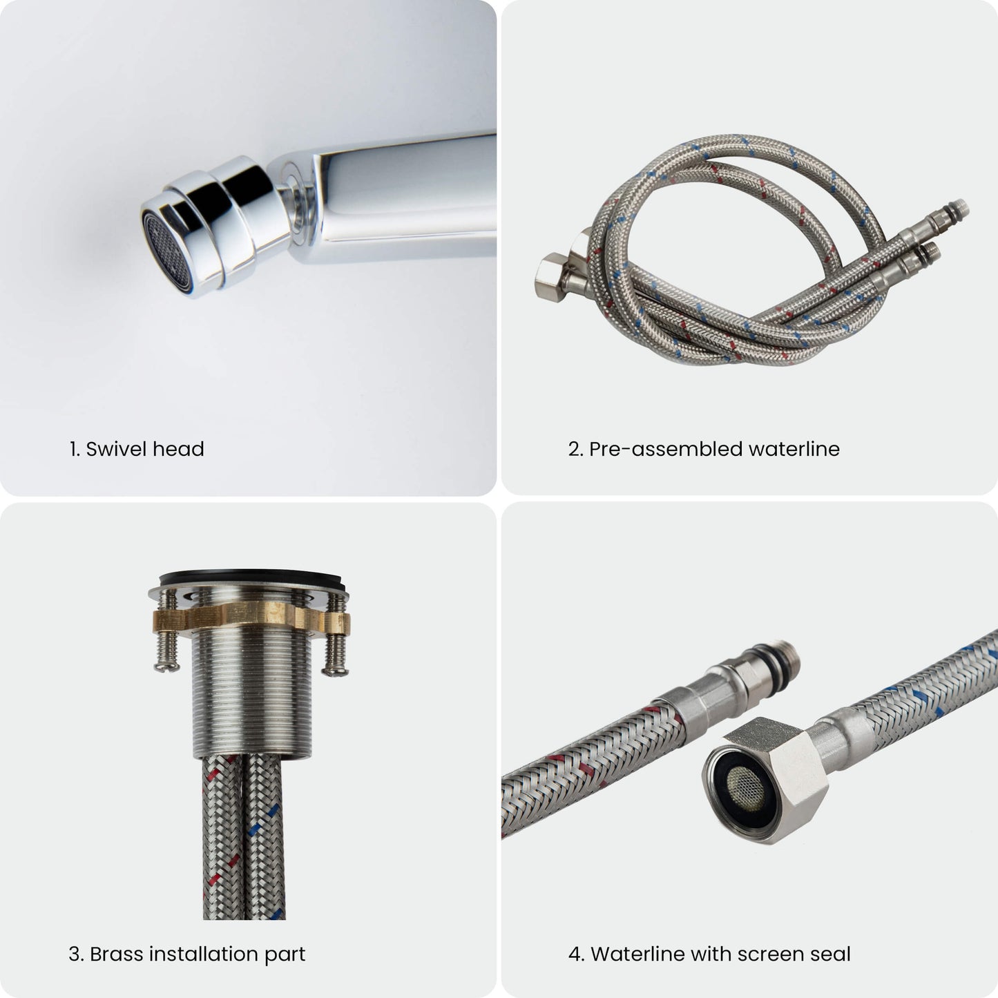 Premium Brass Bidet Faucet with Spain Citec Cartridge AT220031