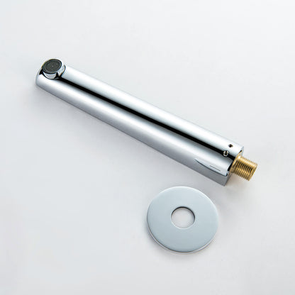 Aquavit Harmony chrome solid brass bath spout with G1/2 connection and round trim plate