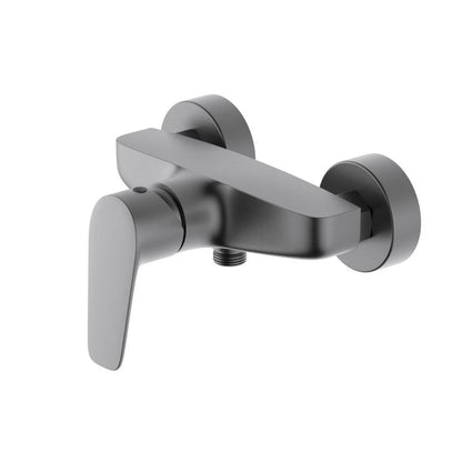 Aquavit Harmony brushed gunmetal solid brass wall-mounted shower mixer AT222100