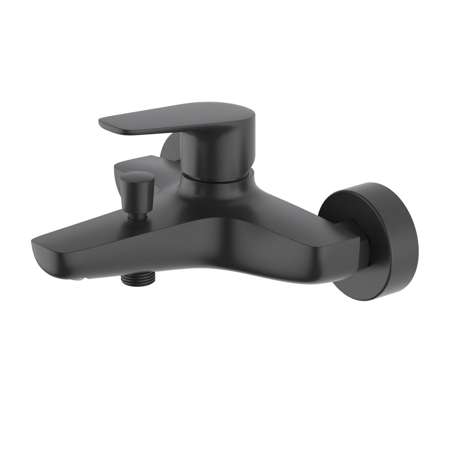 Aquavit Harmony matte black wall-mounted bath shower mixer AT222200