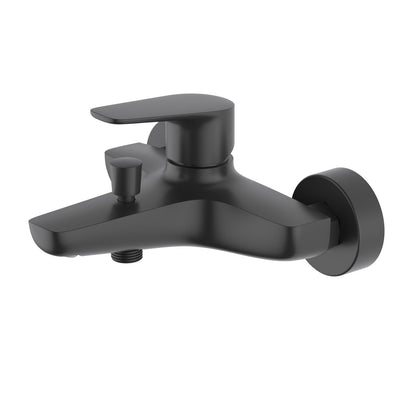 Aquavit Harmony matte black wall-mounted bath shower mixer AT222200