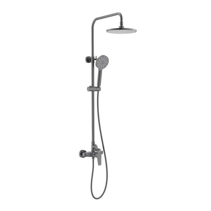Aquavit Harmony brushed gunmetal two-outlet shower column AT226201