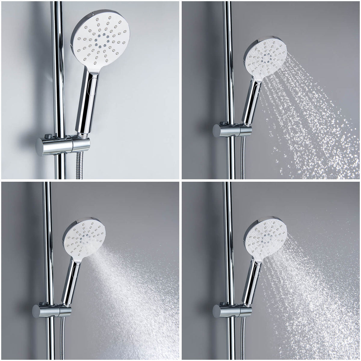 Aquavit Harmony three-function ABS hand shower spray modes