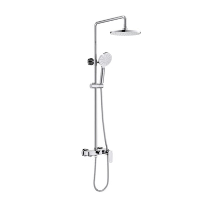 Aquavit Harmony chrome solid brass three-outlet shower column AT226301