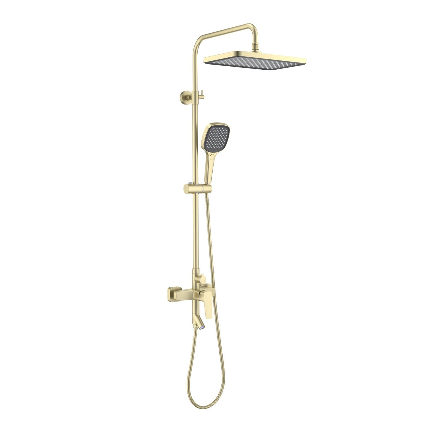 Matera Premium Brass Shower Column With ABS Head Shower & 3-Way Hand Shower AT230062
