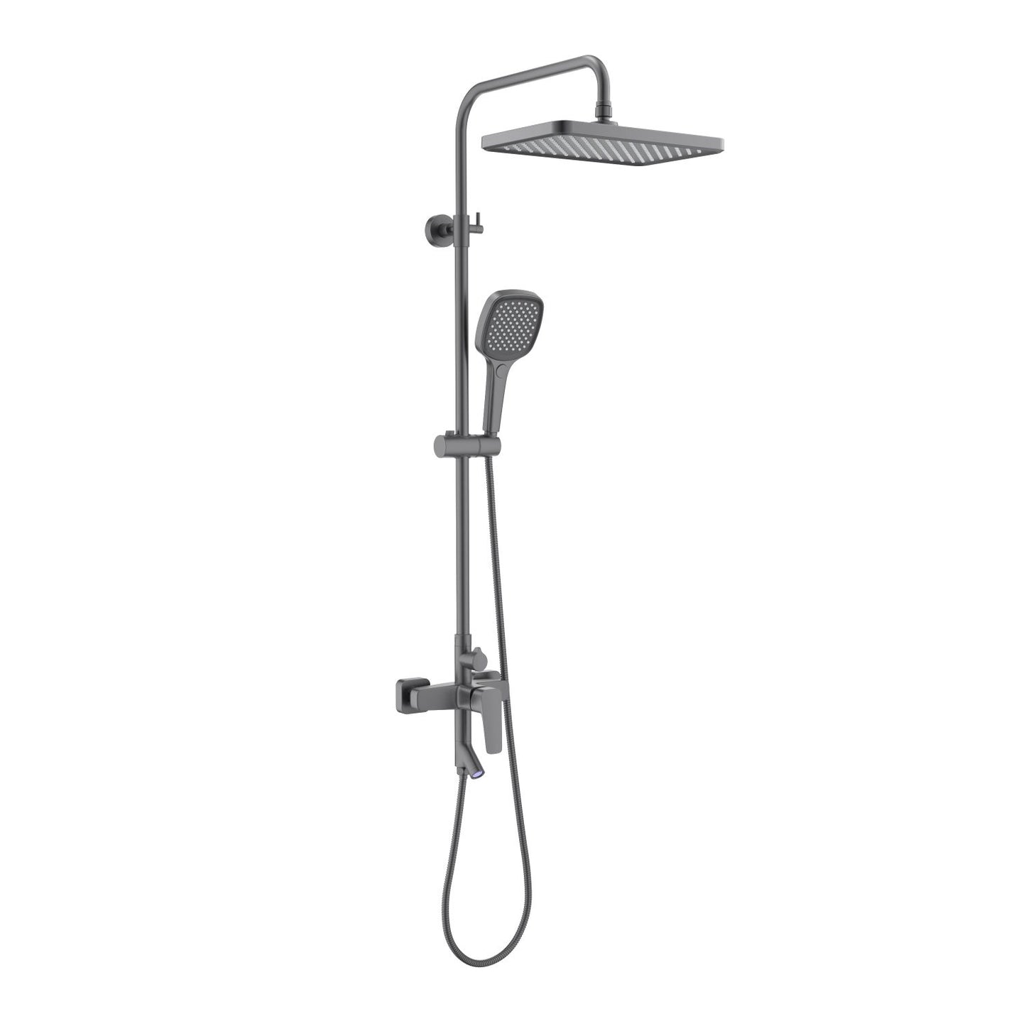 Matera Premium Brass Shower Column With ABS Head Shower & 3-Way Hand Shower AT230062