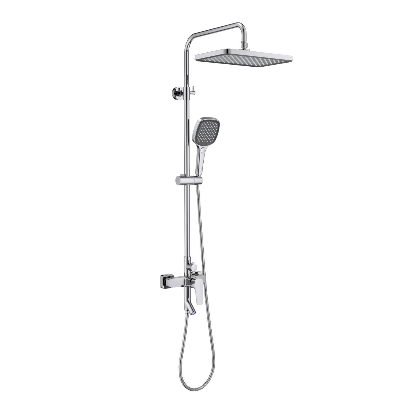 Matera Premium Brass Shower Column With ABS Head Shower & 3-Way Hand Shower AT230062