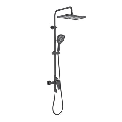 Matera Premium Brass Shower Column With ABS Head Shower & 3-Way Hand Shower AT230062