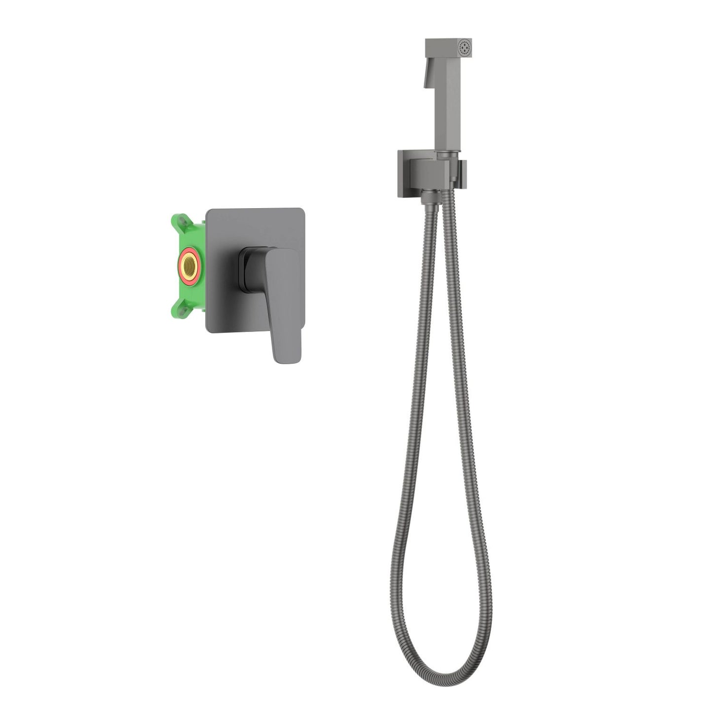 Matera Bidet spray set with wall concealed installation valve AT2321101