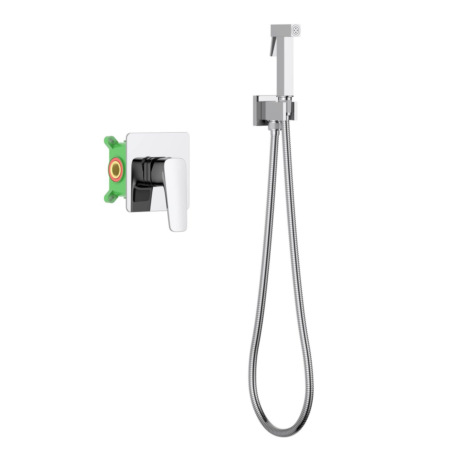 Matera Bidet spray set with wall concealed installation valve AT2321101