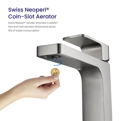 Infinity single handle basin faucet AT240011