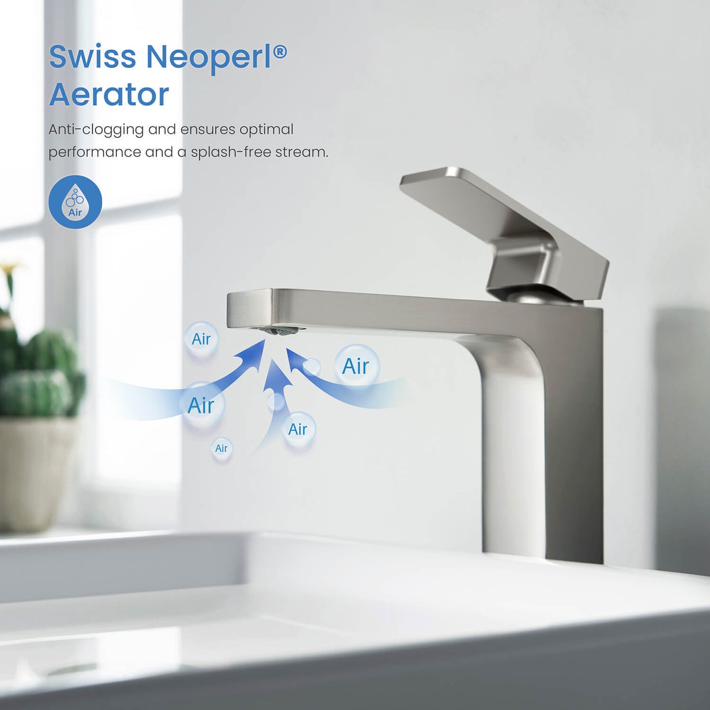 Infinity Single hole vessel basin faucet AT240012