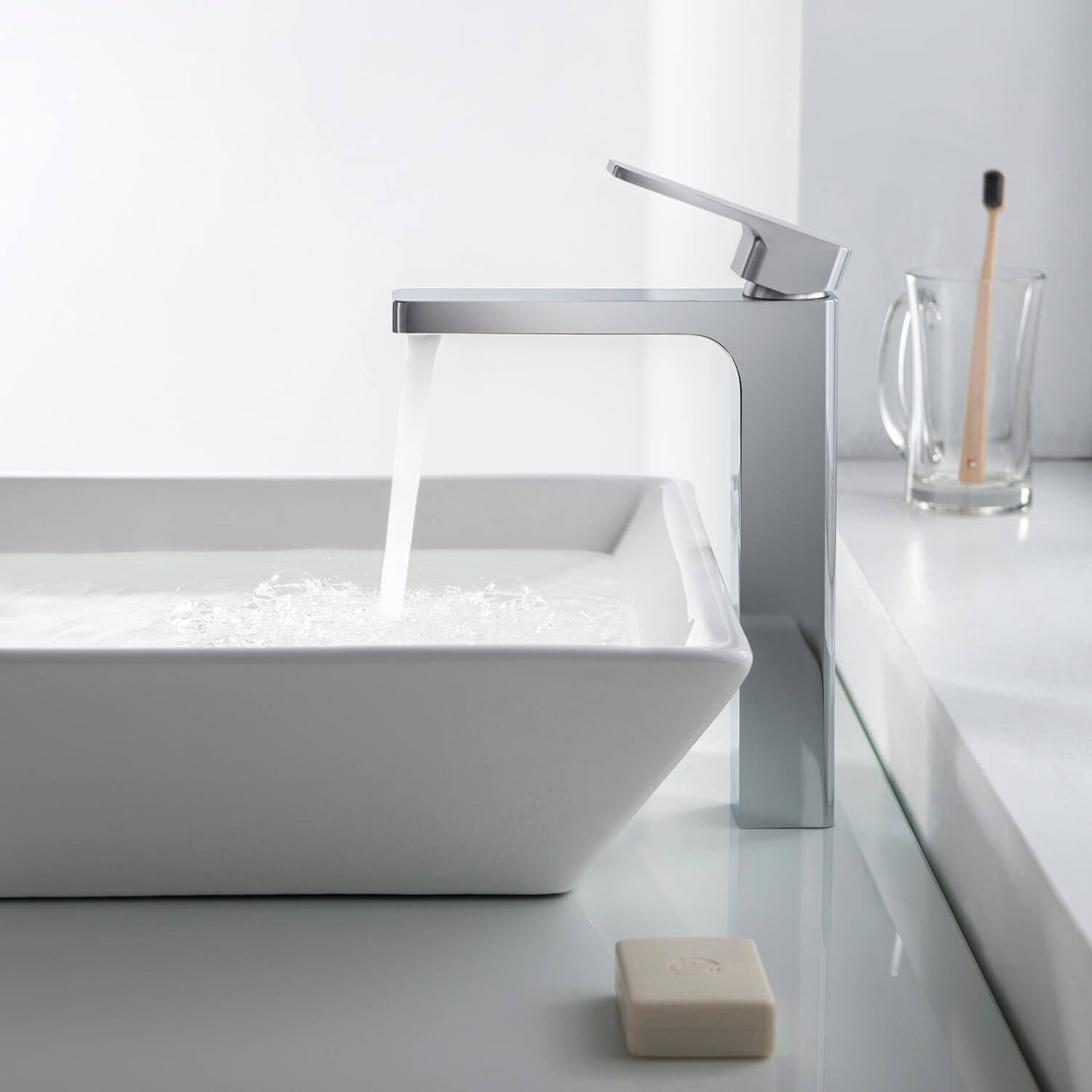 Infinity Single hole vessel basin faucet AT240012