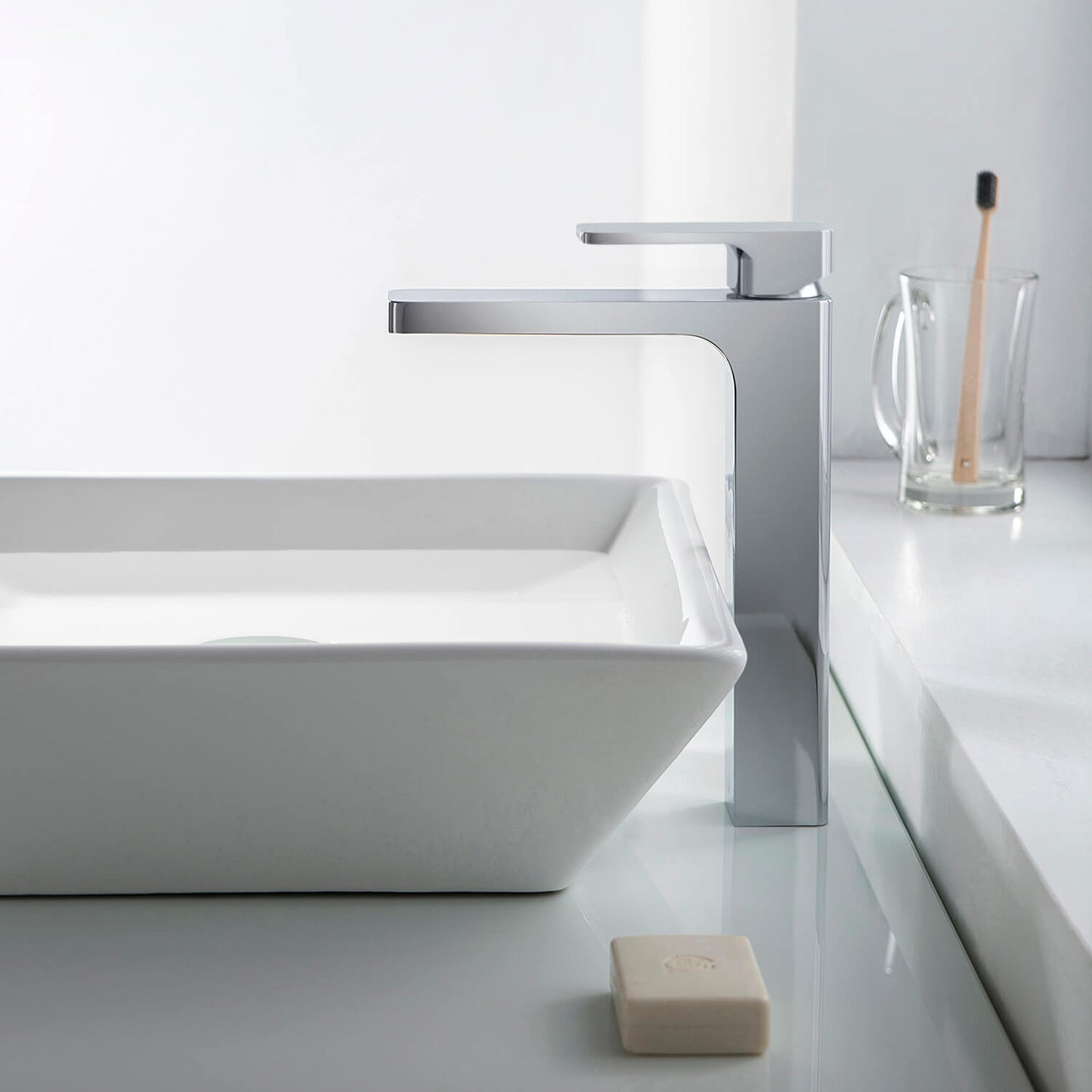 Infinity Single hole vessel basin faucet AT240012