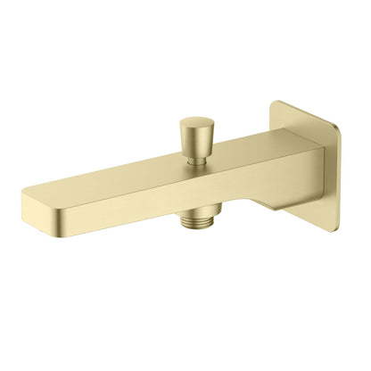 Infinity Brass Wall-Mounted Bath Spout With Pull out diverter AT240056