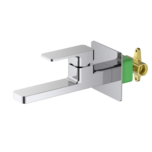 Infinity Series Single-Hole Wall-Concealed Basin Mixer with Installation Box AT241561