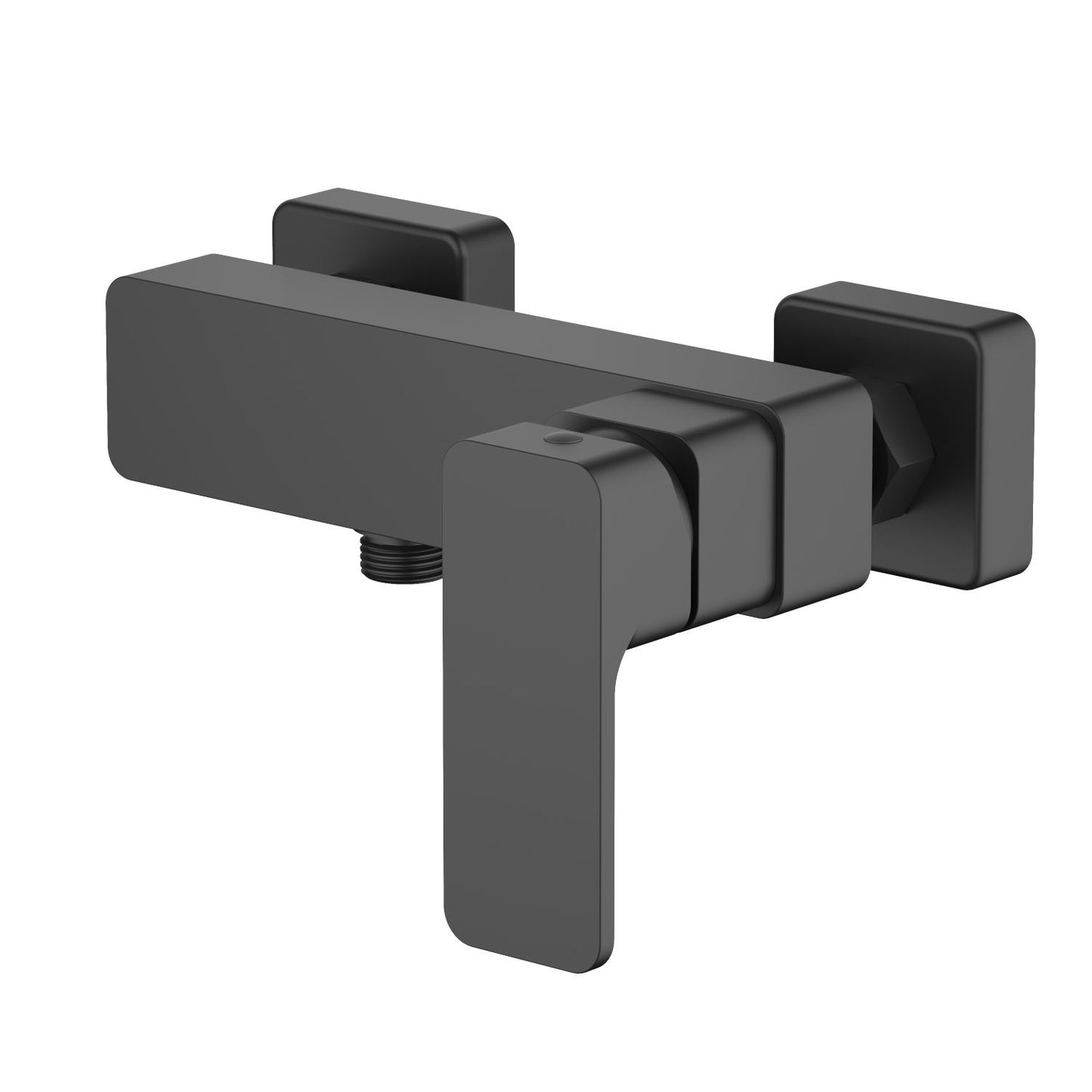 Aquavit Infinity matte black solid brass wall-mounted shower mixer AT242100