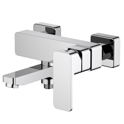 Aquavit Infinity chrome solid brass wall-mounted bath shower mixer AT242200