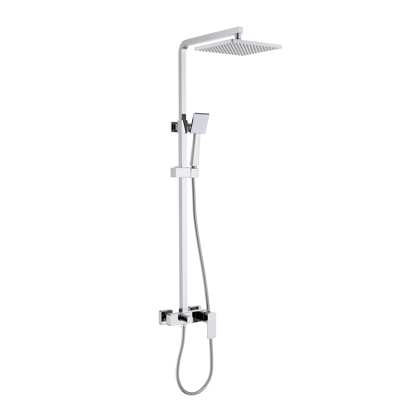 Aquavit Infinity chrome solid brass two-outlet shower column AT246201