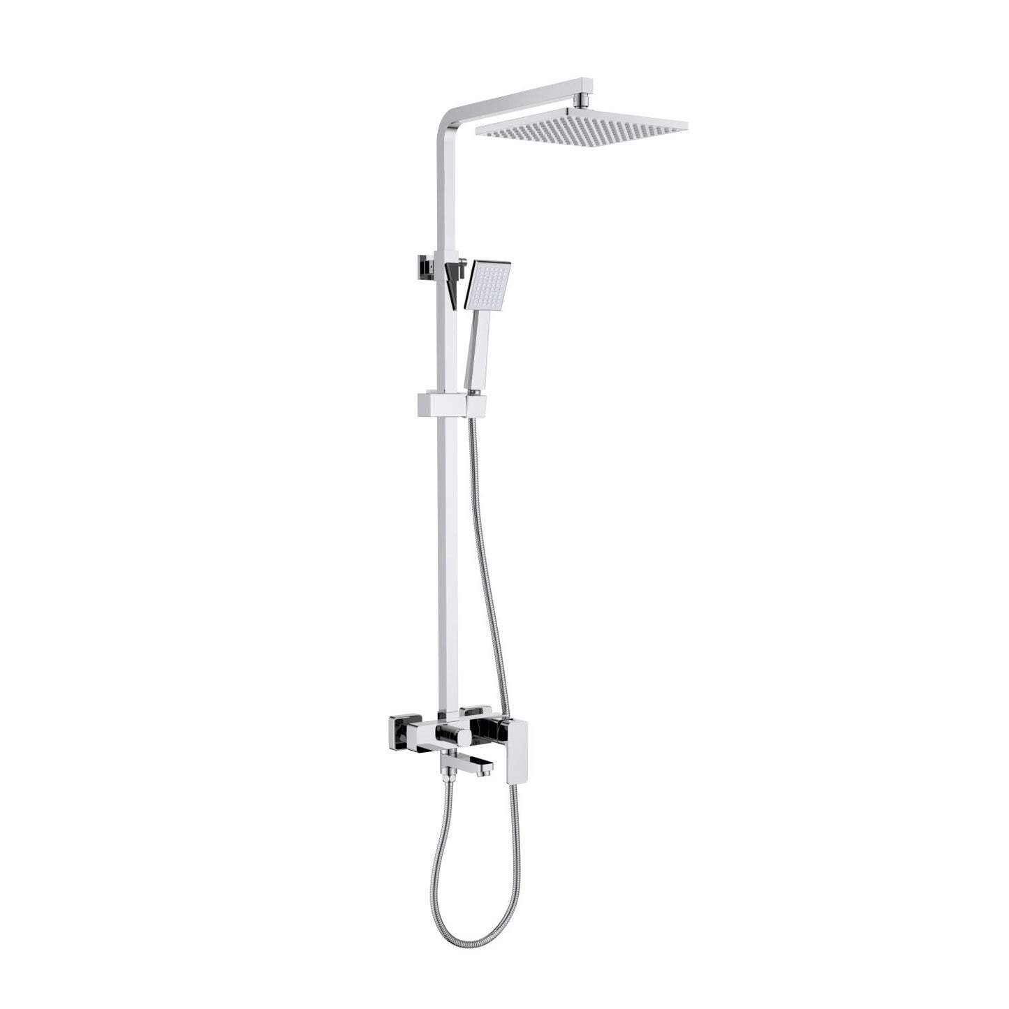 Aquavit Infinity chrome solid brass three-outlet shower column AT246301