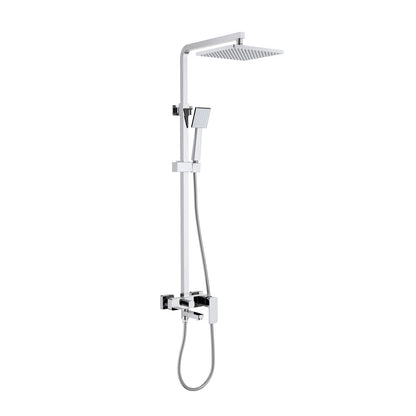 Aquavit Infinity chrome solid brass three-outlet shower column AT246301