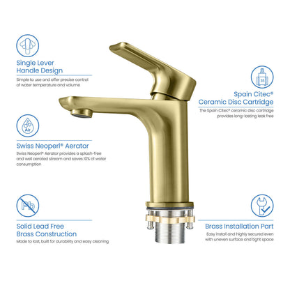 Vision single handle basin faucet AT250011