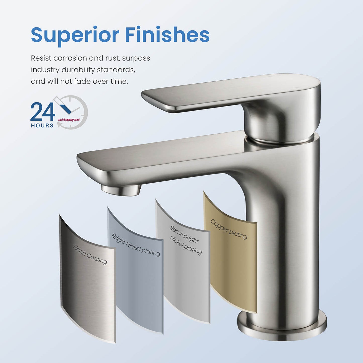 Vision single handle basin faucet AT250011