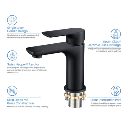 Vision single handle basin faucet AT250011