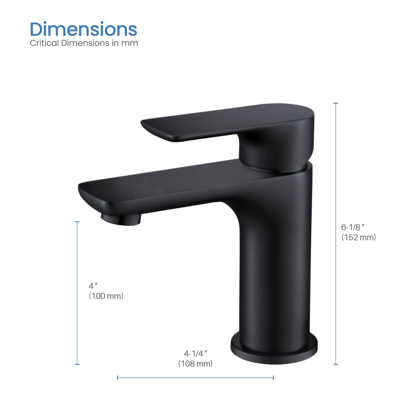 Vision single handle basin faucet AT250011