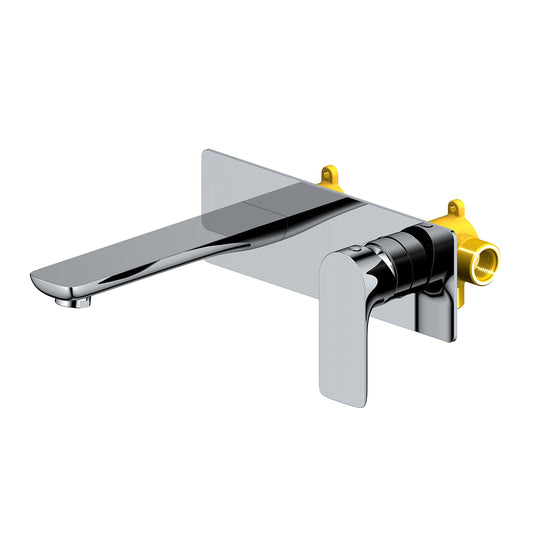 Vision Series Soft-Contemporary Wall-Concealed Basin Mixer AT250015