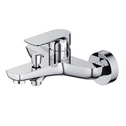 Aquavit Vision chrome solid brass wall-mounted bath shower mixer AT252200