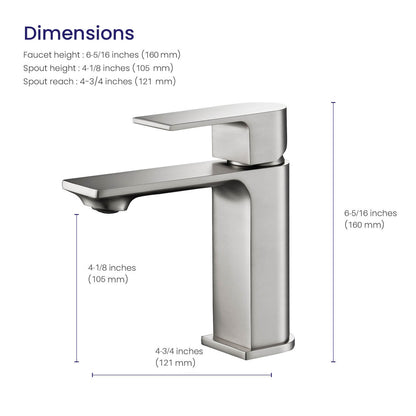 Ventus single handle basin faucet AT270011