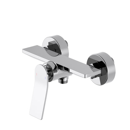 Aquavit Flow chrome solid brass wall-mounted shower mixer AT282100