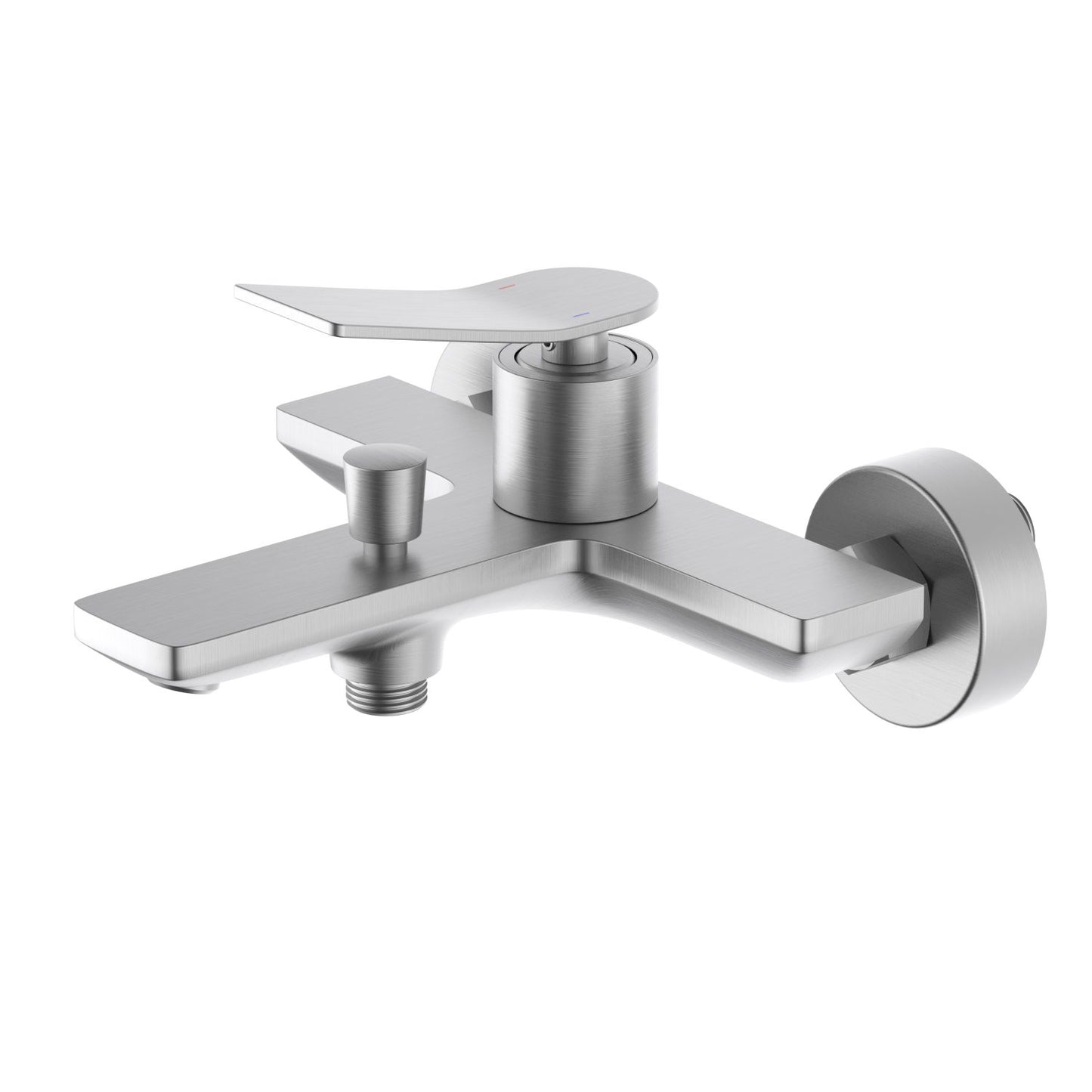 Aquavit Flow brushed nickel solid brass wall-mounted bath shower mixer AT282200